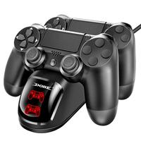 Podwójny uchwyt USB szybkie ładowanie stacji dokującej ładowarka do ładowania na stojąco dla PS4/PS4 Slim/PS4 Pro kontroler do gier Joypad Joystick 2